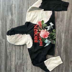 Black and Cream Hoodie